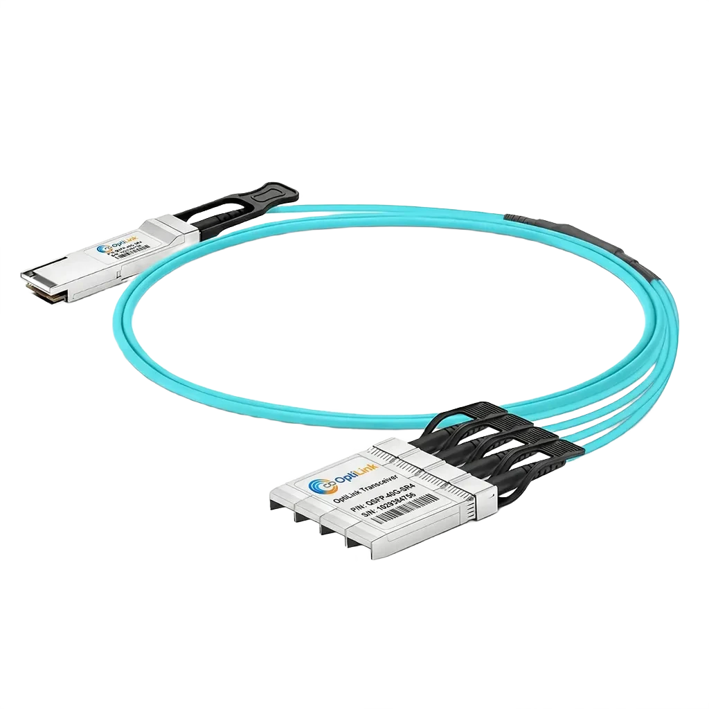 40G to 4×10G Breakout AOC